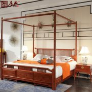 新中式红木客厅茶几电视